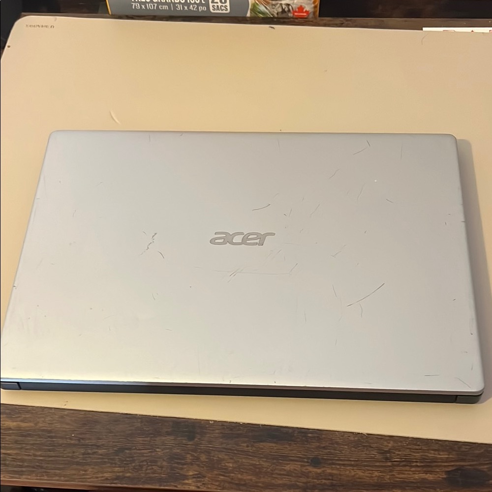 Acer Silver Laptop